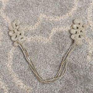 Pink Pewter Hair Jewelry